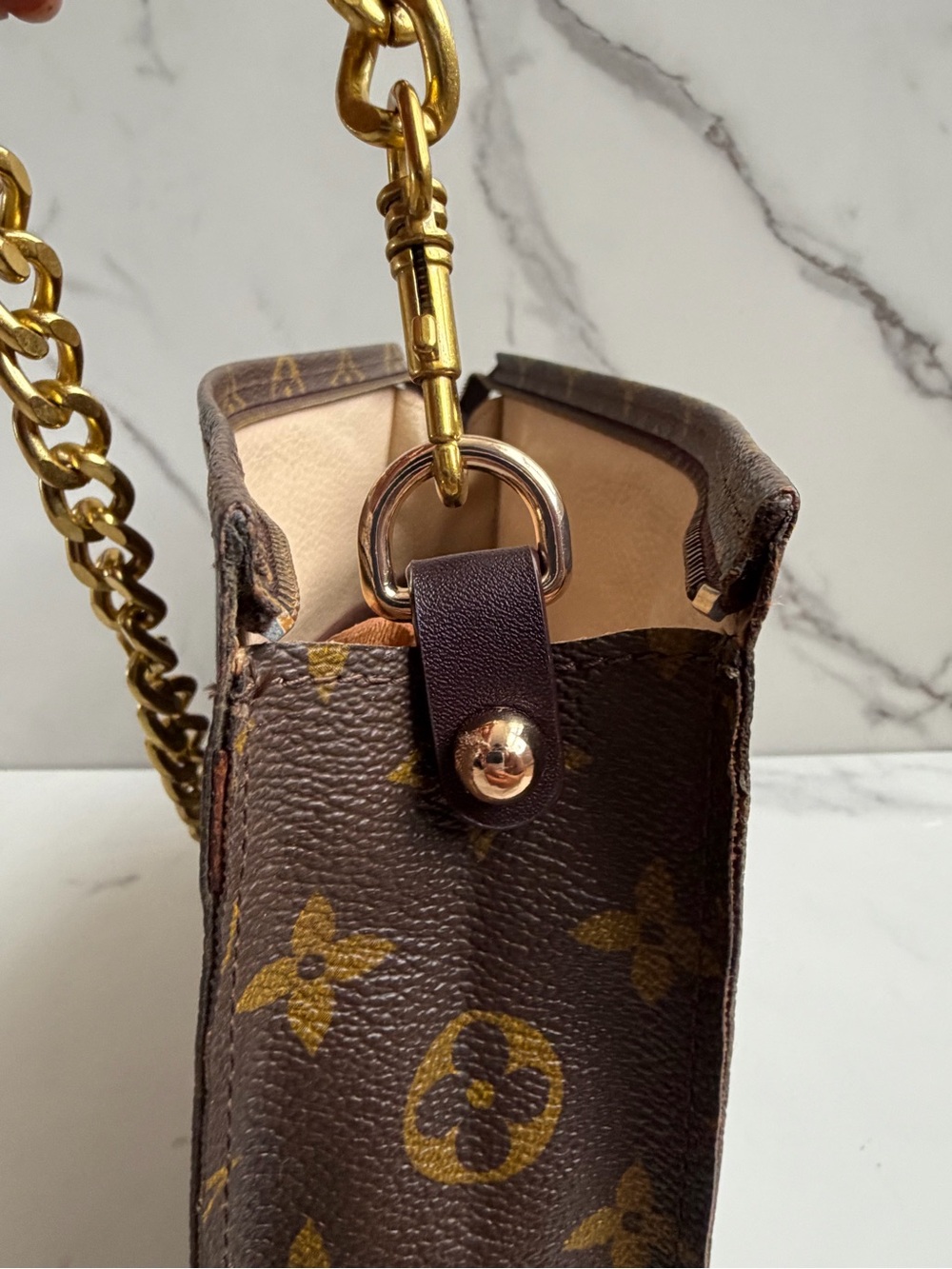 Sold! Louis Vuitton Monogram Toilette 26 Clutch ❤️ as Crossbody - Picture 8 of 12